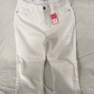 Liz Claiborne Cream Cropped Pants
